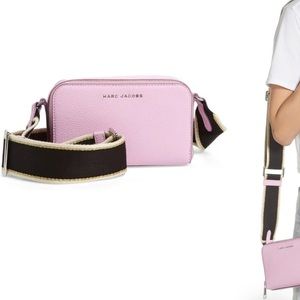 Marc Jacobs Lavender Leather Crossbody Bag
